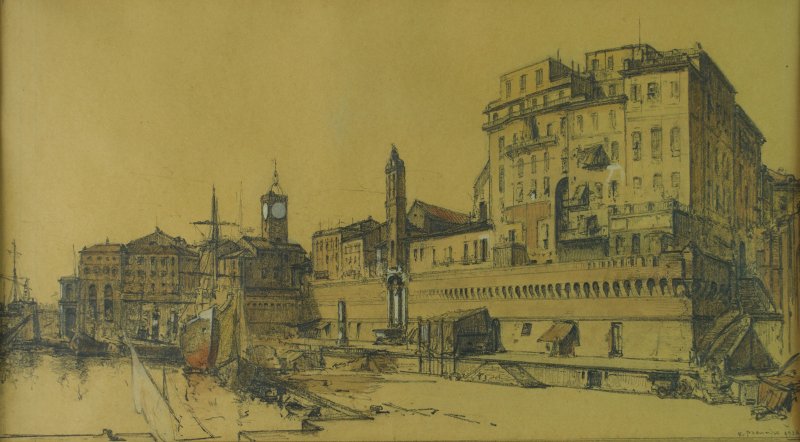 1936 - Civitavecchia: la calata